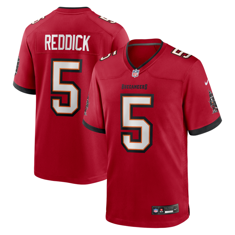 Haason Reddick Tampa Bay Buccaneers Football Jersey, Red Sportswear Jersey Shirt, Lightweight Breathable Athletic Jersey, Casual Gift for Men