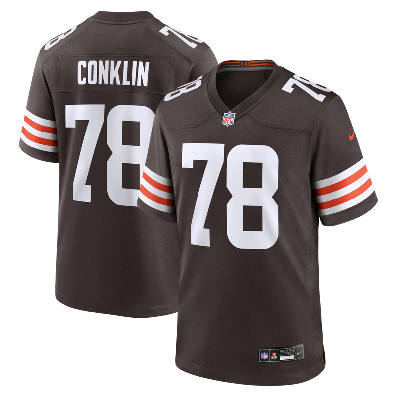 Jack Conklin Cleveland Browns Football Jersey, Sportswear Jersey Shirt, Lightweight Athletic Jersey, Casual Gift for Men, Style 202222988