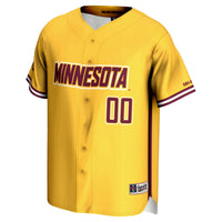 Minnesota Golden Gophers Baseball Jersey, Sportswear Jersey Shirt, Lightweight Breathable Athletic Jersey, Casual Gift for Men, Style 202883965