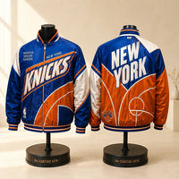 NYK Court Lines - Color-Blocked Statement Outerwear
