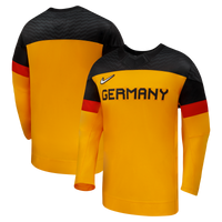 Germany Hockey Jersey, Gold Replica Away Sportswear Jersey Shirt, Long Sleeve Hockey Sweater Jersey, Casual Gift for Men