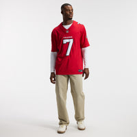 Bijan Robinson Atlanta Falcons Football Jersey, Red Limited Sportswear Jersey Shirt, Lightweight Breathable Athletic Jersey, Casual Gift for Men