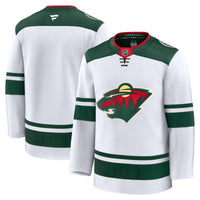 Minnesota Wild Hockey Jersey, White Premium Sportswear Jersey Shirt, Long Sleeve Hockey Sweater Jersey, Casual Gift for Men, Style 202015696