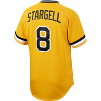 Pittsburgh Pirates Baseball Jersey, Gold Sportswear Jersey Shirt, Lightweight Breathable Athletic Jersey, Casual Gift for Men, Style 3292165