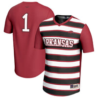 Arkansas Razorbacks Lightweight Soccer Jersey, Cardinal Sportswear Jersey Shirt, Lightweight Breathable Athletic Jersey, Casual Gift for Men