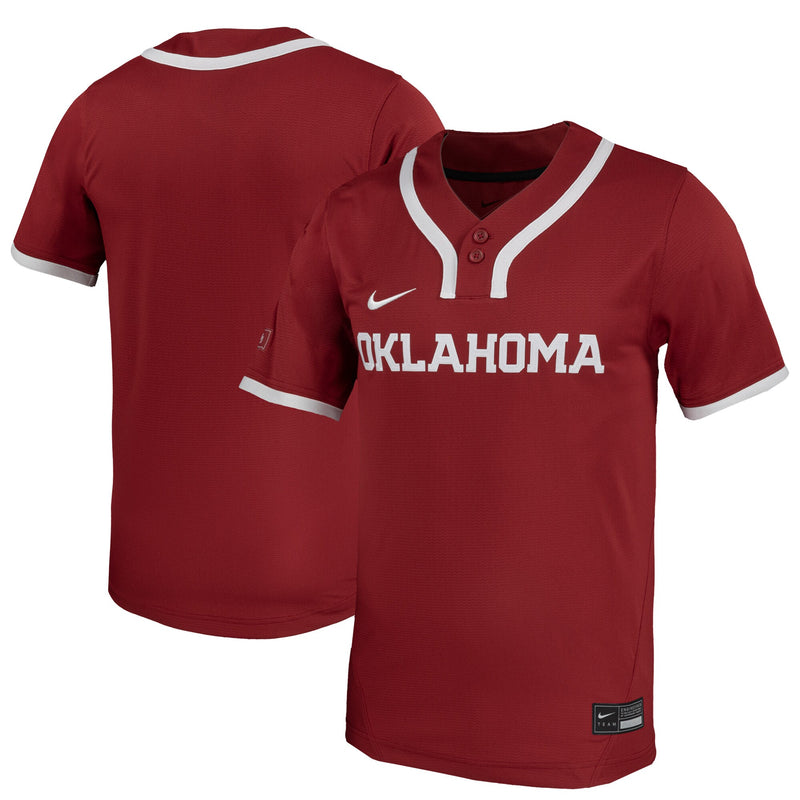 Oklahoma Sooners Softball Jersey, Crimson Limited Sportswear Jersey Shirt, Lightweight Breathable Athletic Jersey, Casual Gift for Men