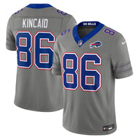 Dalton Kincaid Buffalo Bills Football Jersey, Gray Limited Sportswear Jersey Shirt, Lightweight Breathable Athletic Jersey, Casual Gift for Men