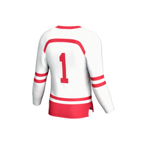 Boston University Hockey Jersey, White Fashion Lightweight Sportswear Jersey Shirt, Long Sleeve Hockey Sweater Jersey, Casual Gift for Men
