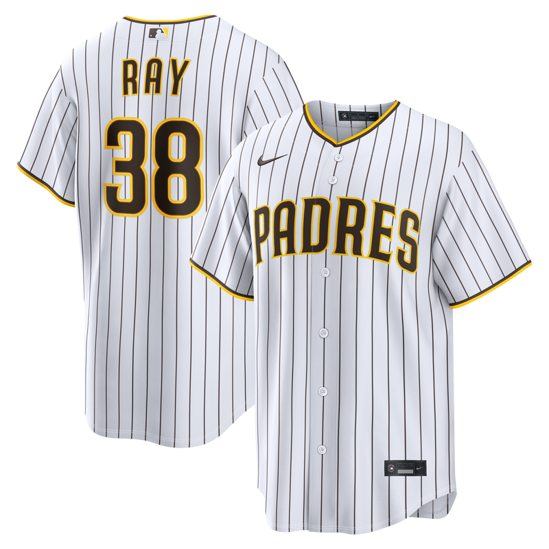 Robbie Ray San Diego Padres Baseball Jersey, White Replica Sportswear Jersey Shirt, Lightweight Breathable Athletic Jersey, Casual Gift for Men