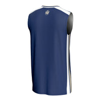 Georgetown Hoyas Basketball Jersey, Navy Sportswear Jersey Shirt, Sleeveless Athletic Tank Jersey, Casual Gift for Men