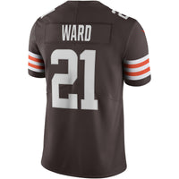 Denzel Ward Cleveland Browns Football Jersey, Sportswear Jersey Shirt, Lightweight Athletic Jersey, Casual Gift for Men, Style 3689226