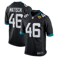 Ross Matiscik Jacksonville Jaguars Football Jersey, Black Sportswear Jersey Shirt, Lightweight Breathable Athletic Jersey, Casual Gift for Men
