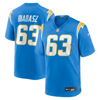 Tyler Biadasz Los Angeles Chargers Football Jersey, Powder Sportswear Jersey Shirt, Lightweight Breathable Athletic Jersey, Casual Gift for Men