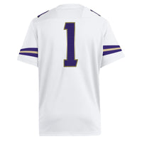 Washington Huskies Football Jersey, White Sportswear Jersey Shirt, Lightweight Breathable Athletic Jersey, Casual Gift for Men, Style 202538839