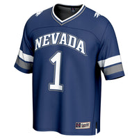 Nevada Wolf Pack Football Jersey, Navy Fashion Lightweight Sportswear Jersey Shirt, Lightweight Breathable Athletic Jersey, Casual Gift for Men