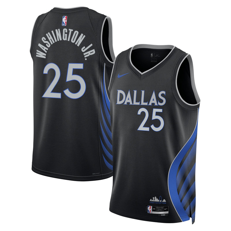 P.J. Washington Jr. Dallas Mavericks Basketball Jersey, Black Sportswear Jersey Shirt, Sleeveless Athletic Tank Jersey, Casual Gift for Men