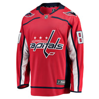 Pierre-Luc Dubois Washington Capitals Hockey Jersey, Red Sportswear Jersey Shirt, Long Sleeve Hockey Sweater Jersey, Casual Gift for Men