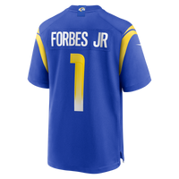 Emmanuel Forbes Jr. Los Angeles Rams Football Jersey, Royal Sportswear Jersey Shirt, Lightweight Breathable Athletic Jersey, Casual Gift for Men