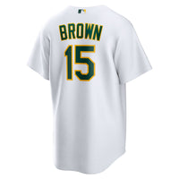 Seth Brown Athletics Baseball Jersey, White Replica Home Sportswear Jersey Shirt, Lightweight Breathable Athletic Jersey, Casual Gift for Men