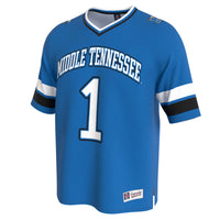 MTSU Blue Raiders Football Jersey, Royal Fashion Sportswear Jersey Shirt, Lightweight Breathable Athletic Jersey, Casual Gift for Men