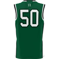 Hawaii Rainbow Warriors Lightweight Basketball Jersey, Green Sportswear Jersey Shirt, Sleeveless Athletic Tank Jersey, Casual Gift for Men