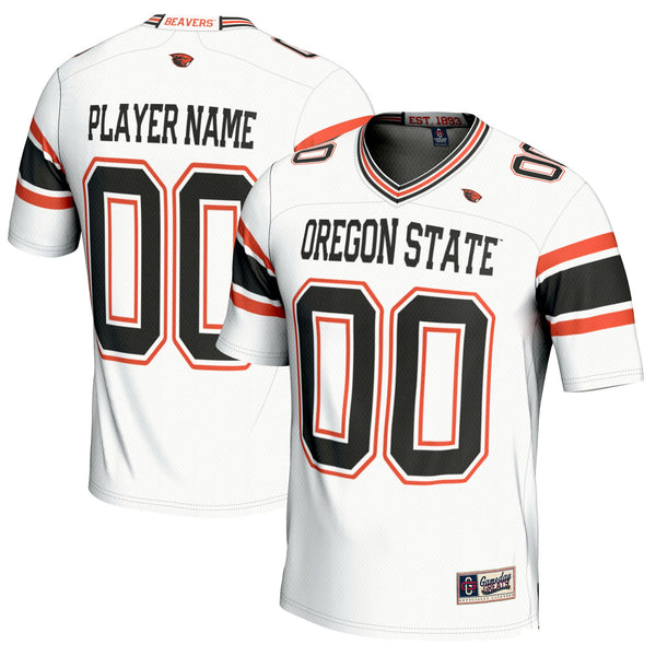 Oregon State Beavers NIL Pick-A-Player Football Jersey - White