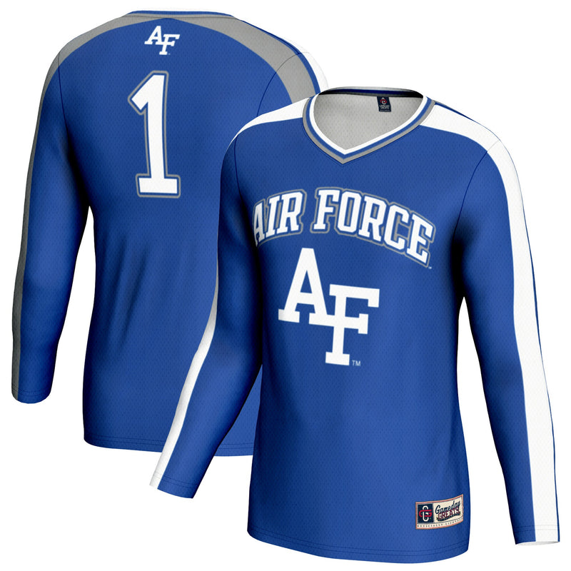 Air Force Falcons Volleyball Jersey, Royal Fashion Sportswear Jersey Shirt, Lightweight Breathable Athletic Jersey, Casual Gift for Men