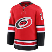 Sebastian Aho Carolina Hurricanes Hockey Jersey, Red Premium Sportswear Jersey Shirt, Long Sleeve Hockey Sweater Jersey, Casual Gift for Men
