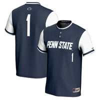 Penn State Nittany Lions Softball Jersey, Navy Lightweight Sportswear Jersey Shirt, Lightweight Breathable Athletic Jersey, Casual Gift for Men