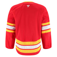 Calgary Flames Hockey Jersey, Red Authentic Sportswear Jersey Shirt, Long Sleeve Hockey Sweater Jersey, Casual Gift for Men, Style 201897994