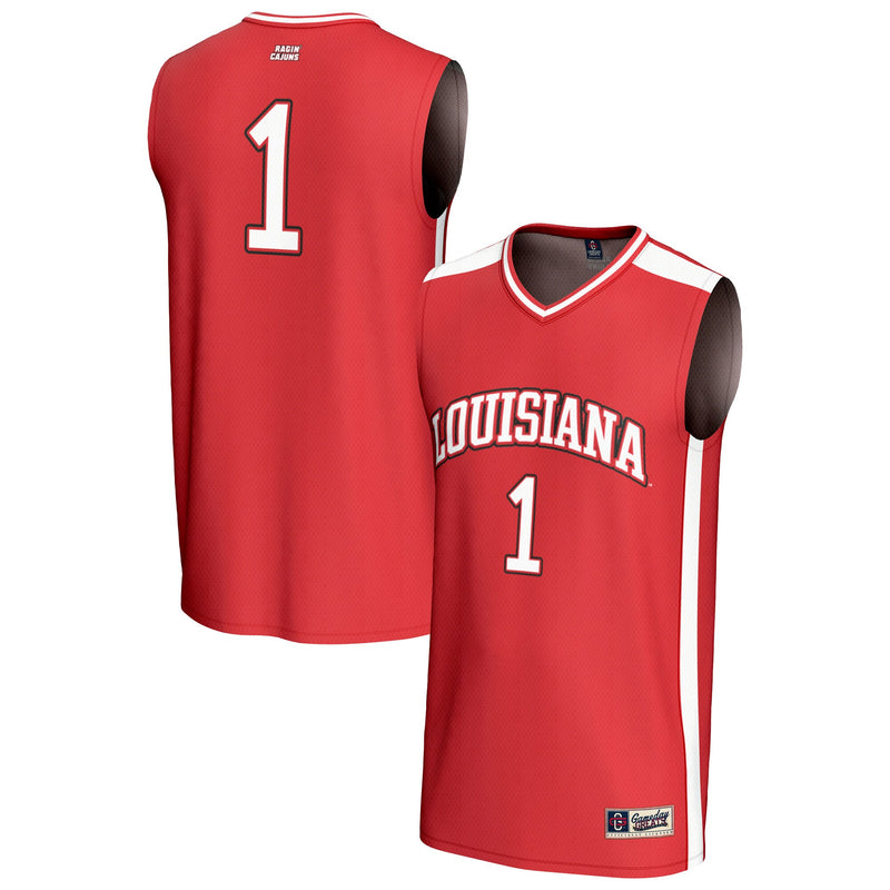 Louisiana Ragin' Cajuns Basketball Jersey, Cardinal Fashion Sportswear Jersey Shirt, Sleeveless Athletic Tank Jersey, Casual Gift for Men