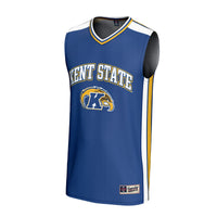 Kent State Golden Flashes Basketball Jersey, Navy Sportswear Jersey Shirt, Sleeveless Athletic Tank Jersey, Casual Gift for Men