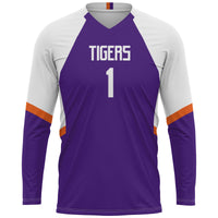 Clemson Tigers Volleyball Jersey, Purple Sportswear Jersey Shirt, Lightweight Breathable Athletic Jersey, Casual Gift for Men, Style 200461770