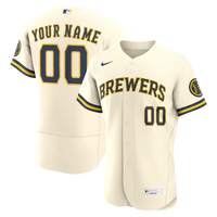 Milwaukee Brewers Baseball Jersey, Cream Sportswear Jersey Shirt, Lightweight Breathable Athletic Jersey, Casual Gift for Men, Style 2001916819