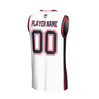 UConn Huskies Basketball Jersey, White Fashion Lightweight Sportswear Jersey Shirt, Sleeveless Athletic Tank Jersey, Casual Gift for Men
