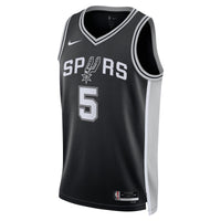 Stephon Castle San Antonio Spurs Basketball Jersey, Black Swingman Sportswear Jersey Shirt, Sleeveless Athletic Tank Jersey, Casual Gift for Men