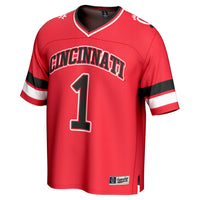 Cincinnati Bearcats Football Jersey, Red Sportswear Jersey Shirt, Lightweight Breathable Athletic Jersey, Casual Gift for Men, Style 202220771