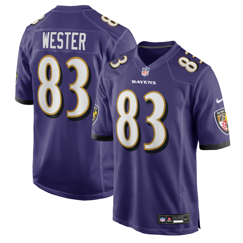 LaJohntay Wester Baltimore Ravens Football Jersey, Sportswear Jersey Shirt, Lightweight Athletic Jersey, Casual Gift for Men, Style 203470906