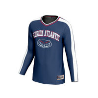 Florida Atlantic Owls Volleyball Jersey, Navy Fashion Sportswear Jersey Shirt, Lightweight Breathable Athletic Jersey, Casual Gift for Men
