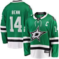 Jamie Benn Dallas Stars Hockey Jersey, Green Breakaway Home Sportswear Jersey Shirt, Long Sleeve Hockey Sweater Jersey, Casual Gift for Men