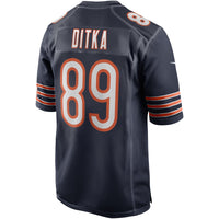 Mike Ditka Chicago Bears Football Jersey, Navy Game Sportswear Jersey Shirt, Lightweight Breathable Athletic Jersey, Casual Gift for Men