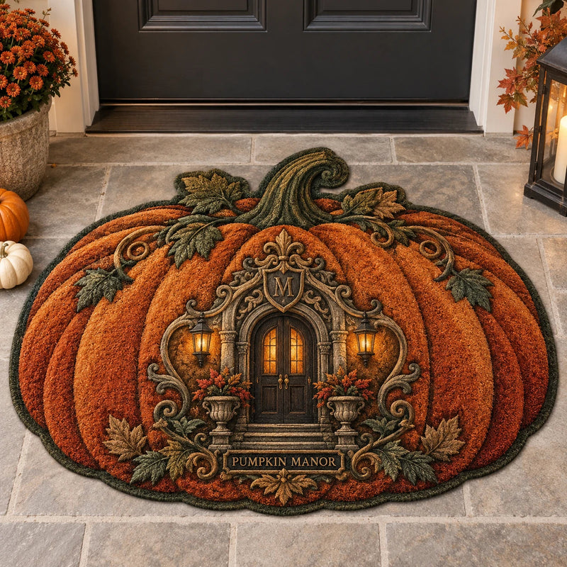 Pumpkin Manor - A Quiet Autumn Study in Ornament and Warm Light