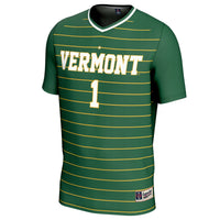 Vermont Catamounts Soccer Jersey, Green Fashion Lightweight Sportswear Jersey Shirt, Lightweight Breathable Athletic Jersey, Casual Gift for Men