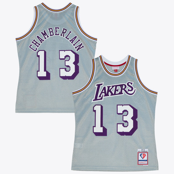 Los Angeles Lakers 1971 75th Swingman Jersey - Silver