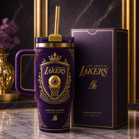 LAL Purple & Gold Dynasty - Heraldic Crest Tumbler