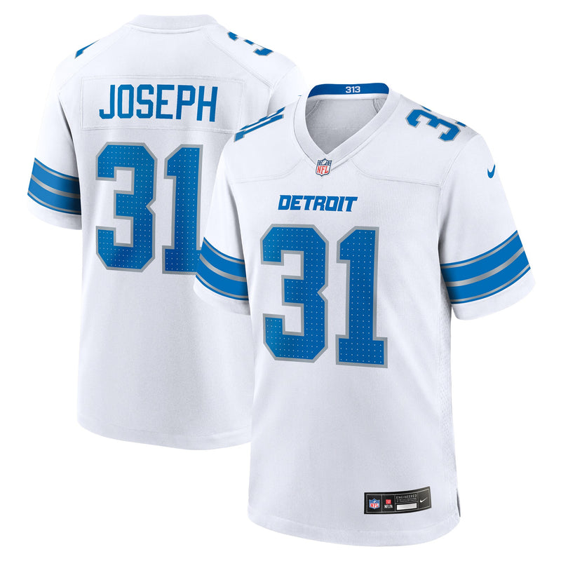 Kerby Joseph Detroit Lions Football Jersey, White Game Sportswear Jersey Shirt, Lightweight Breathable Athletic Jersey, Casual Gift for Men