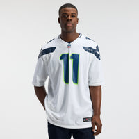 Jaxon Smith-Njigba Seattle Seahawks Football Jersey, White Sportswear Jersey Shirt, Lightweight Breathable Athletic Jersey, Casual Gift for Men