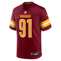 Deatrich Wise Jr. Washington Commanders Football Jersey, Sportswear Jersey Shirt, Lightweight Breathable Athletic Jersey, Casual Gift for Men