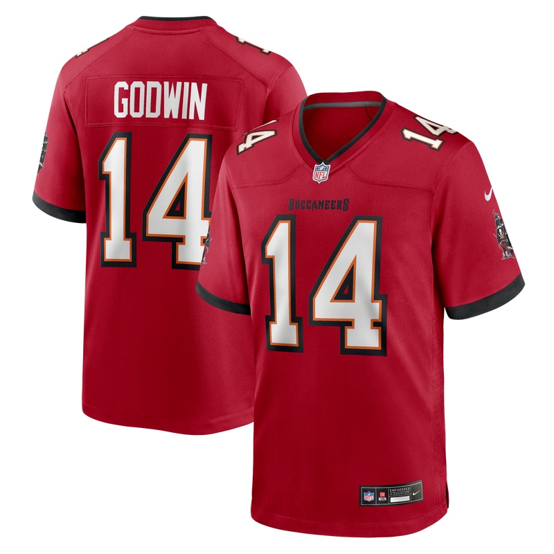Chris Godwin Tampa Bay Buccaneers Football Jersey, Sportswear Jersey Shirt, Lightweight Athletic Jersey, Casual Gift for Men, Style 3687735