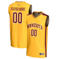 Minnesota Golden Gophers Basketball Jersey, Gold Sportswear Jersey Shirt, Sleeveless Athletic Tank Jersey, Casual Gift for Men, Style 202219818